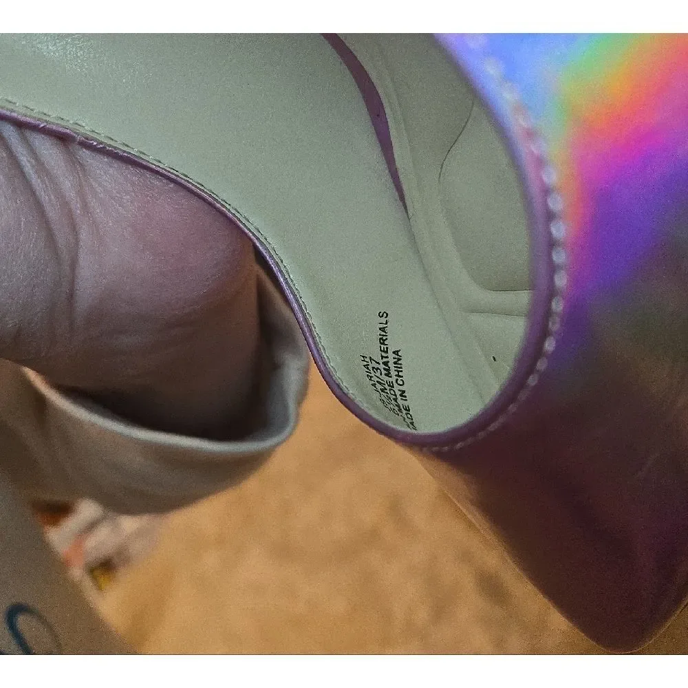 Jessica Simpson Iridescent Pink Heels
